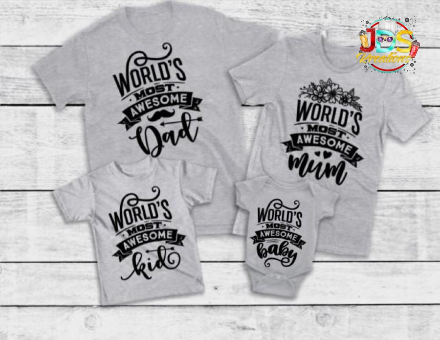 Awesome Family T-Shirts T-Shirts
