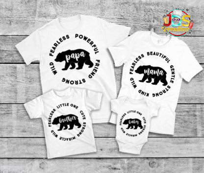 Bear Family T-Shirts