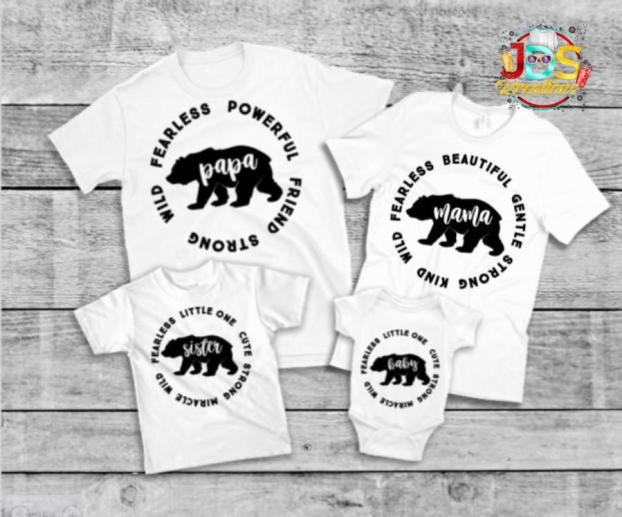 Bear Family T-Shirts
