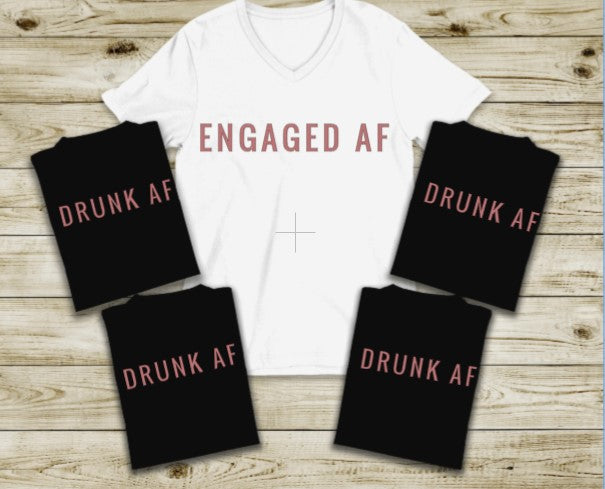 Bridal party T-shirts